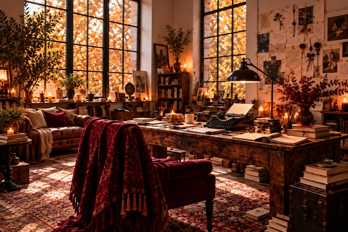 The Writing Room, a warm autumn writing studio